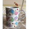 Teebecher mit Cup Cake Motiven