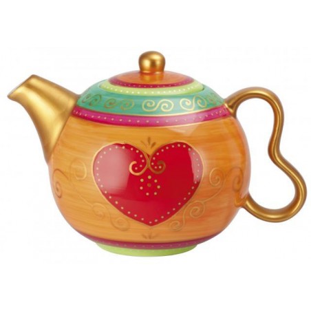 Teekanne mit Herz (0,9 Liter)