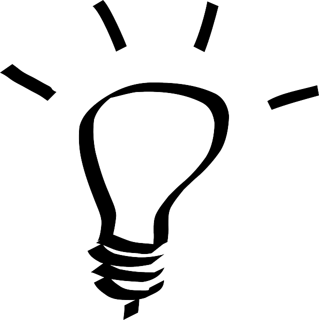 Tipp - in Form einer gezeichneten Glühlampe